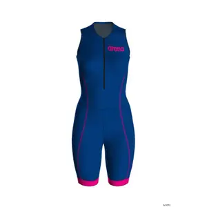 Kombinezon triathlon z zamkiem błyskawicznym z przodu damski Arena ST 2.0 image-2