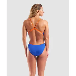 Badeanzug, Damen Arena Lace Back Solid image-1