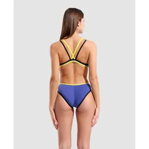 Women's 1-piece swimsuit Arena One Double Cross Back image-1