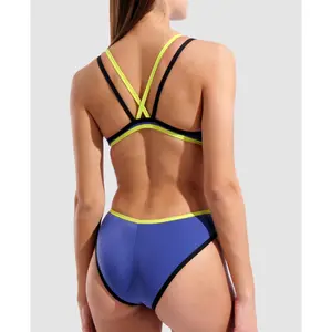Women's 1-piece swimsuit Arena One Double Cross Back image-4