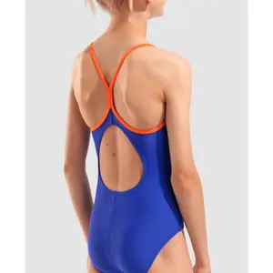 One-piece swimsuit for girls Arena Light Drop Solid image-4