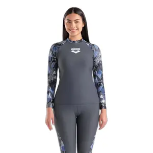 Dames zwemkleding top Arena Rash Allover image-0