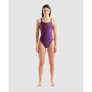 Women's 1-piece swimsuit Arena Snakeskin Challengeback image-1