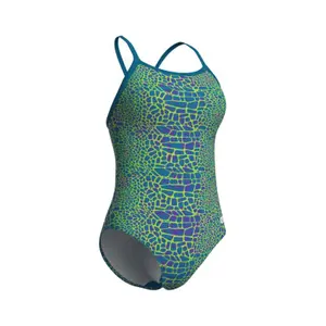 1-dels baddräkt för kvinnor Arena Snakeskin Lightdropback image-1