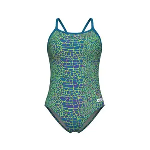 1-dels baddräkt för kvinnor Arena Snakeskin Lightdropback image-2
