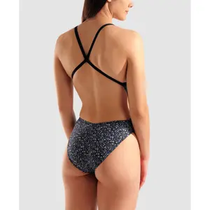 Women's 1-piece swimsuit Arena Pebbles Xcriss Cr image-4