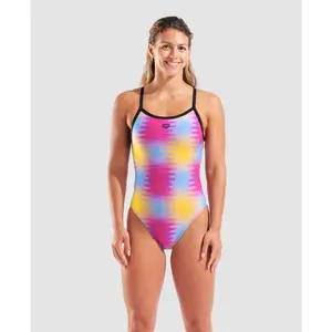 Women's 1-piece swimsuit Arena Gradient Challenge Back image-0