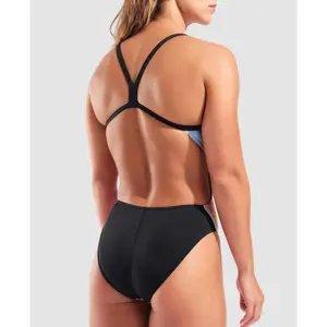 Women's 1-piece swimsuit Arena Gradient Challenge Back image-4