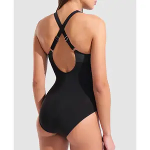 1-dels baddräkt för kvinnor Arena Linda Cross Back image-3