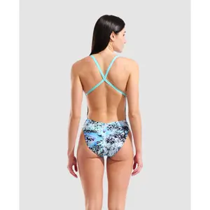 Women's 1-piece swimsuit Arena Earth View X-Criss Cross image-1