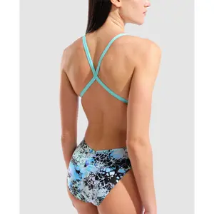 Women's 1-piece swimsuit Arena Earth View X-Criss Cross image-4