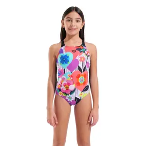 One-piece swimsuit for girls Arena V Back