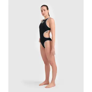 Women's 1-piece swimsuit Arena One Biglogo image-1