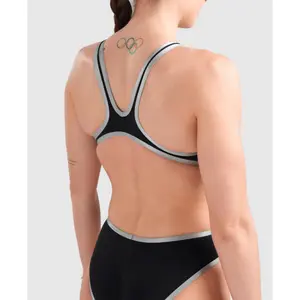 Women's 1-piece swimsuit Arena One Biglogo image-3