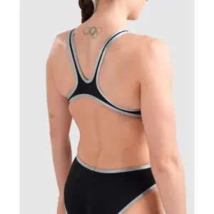 Women's 1-piece swimsuit Arena One Biglogo image-4