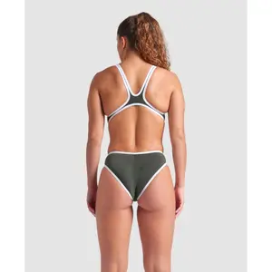Women's 1-piece swimsuit Arena One Biglogo image-1