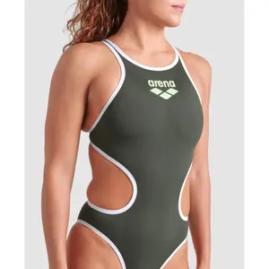 Women's 1-piece swimsuit Arena One Biglogo image-3