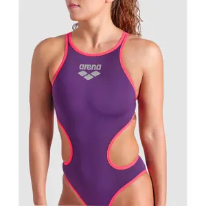 Women's 1-piece swimsuit Arena One Biglogo image-3