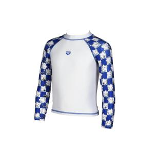 003589-810-t-shirt-de-bain-manches-longues-enfant-arena-friends-uv-freak-white-multi