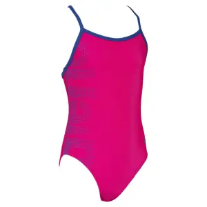 Costume da bagno 1 pezzo per bambina Arena Logo image-1