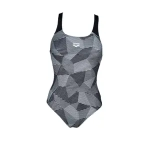 Women's 1-piece swimsuit Arena Geo Pro image-0