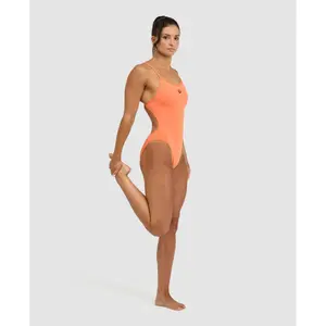 Maillot de bain 1 pièce dos dentelle femme Arena Solid image-2