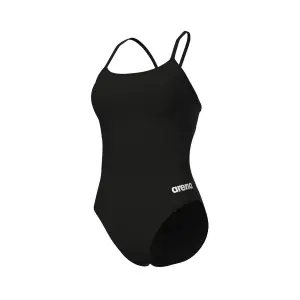 Maillot de bain 1 pièce dos dentelle femme Arena Solide image-0