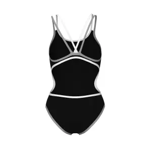 Women's crossed back one-piece swimsuit Arena One image-1
