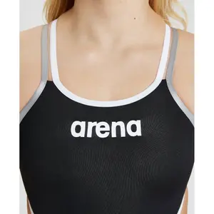 Women's 1-piece double cross swimsuit Arena image-3