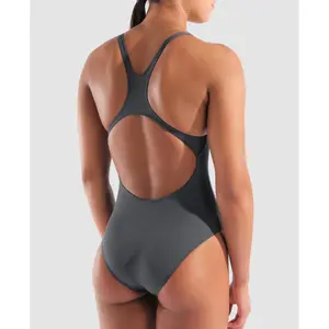 Damski kostium kąpielowy 1-częściowy Arena Team Pro Solid image-4