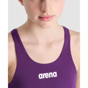 Maillot de bain 1 pièce fille Arena Team Tech Solid image-3