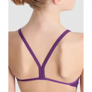 1-delig meisjes zwempak Arena Team Challenge Solid image-4