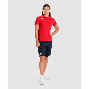 Katoenen damespolo Arena Team Solid image-1