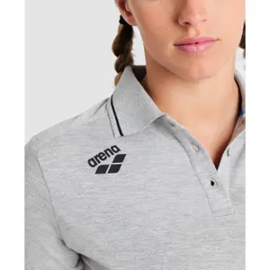 Katoenen damespolo Arena Team Solid image-3