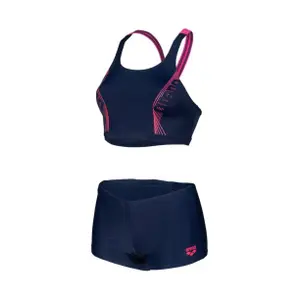 Fato de banho feminino de 2 peças Arena Energy Back Graphic image-1