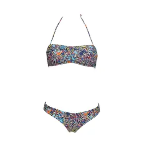 Bikini da donna Arena Bandeau Allover image-3