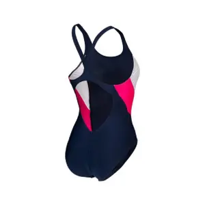 Fato de banho de uma peça com costas em V para mulher Arena Panel image-2