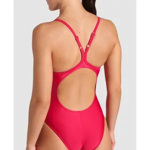 Women's 1-piece swimsuit Arena Solid Lightdrop Back image-3