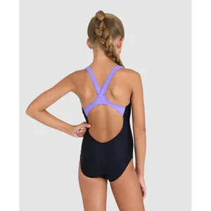 1-delig meisjes zwempak Arena Parrot V Back image-2