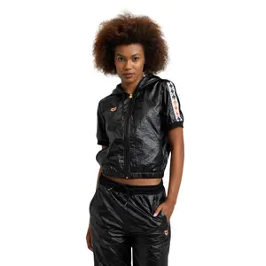 Women's hooded waterproof jacket Arena 50TH image-0