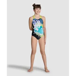 Custome da bagno intero da bambina Arena Waves Breaking V B image-1