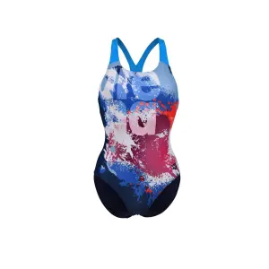 Women's 1-piece swimsuit Arena Waves Breaking image-0