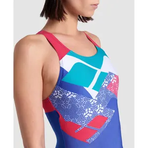 Women's 1-piece swimsuit Arena Kikko Contro image-3