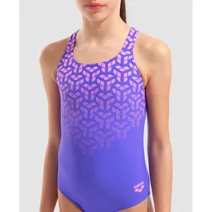 Costume da bagno 1 pezzo per bambina Arena Kikko Pro image-3