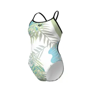 Women's 1-piece swimsuit Arena Light Floral Lace image-0