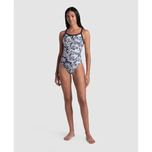 Women's 1-piece swimsuit Arena Earth Xcross Back image-2