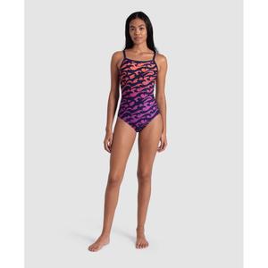 Costume da bagno intero Arena Surfs Up Lightdrop Back image-2