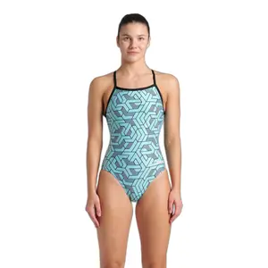 Women's 1-piece swimsuit Arena Escape Lightdrop Back image-0