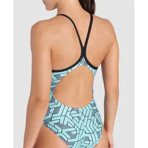 Women's 1-piece swimsuit Arena Escape Lightdrop Back image-3