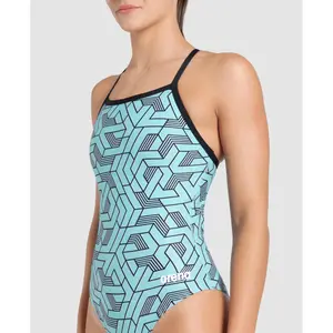 Women's 1-piece swimsuit Arena Escape Lightdrop Back image-4
